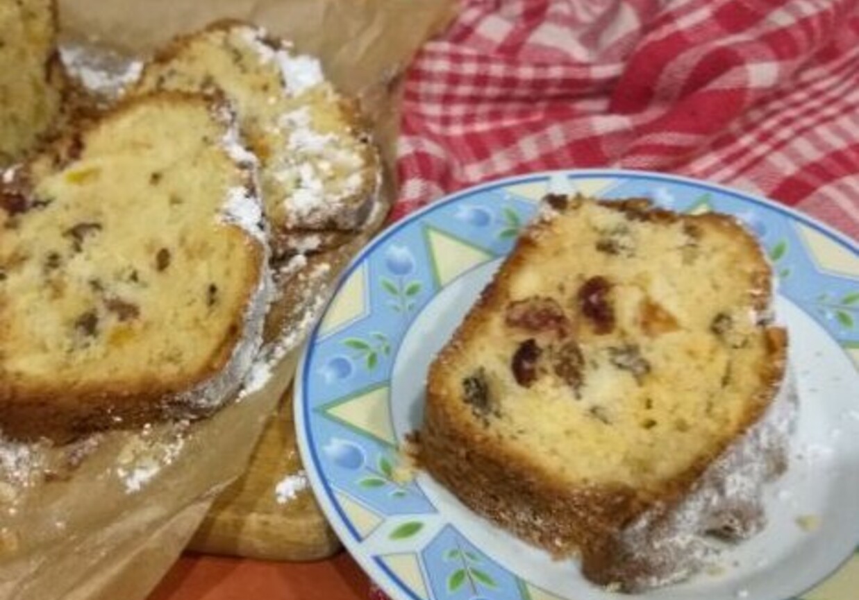 Mój mocno bakaliowy keks foto