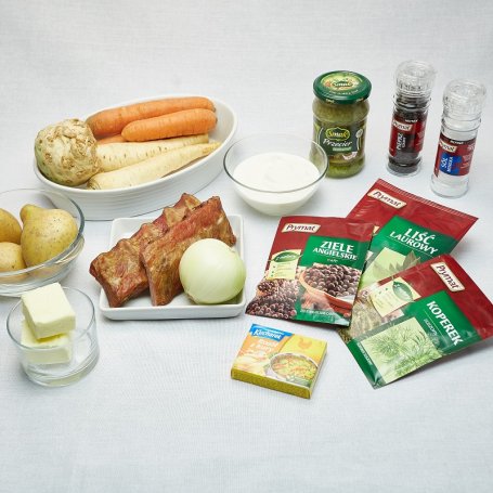 Krok 1 - Mój przepis na… : Zupa ogórkowa z wędzonymi żeberkami, odc. 1 foto