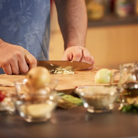 Krok 1 - Mój przepis na….: Kaszotto z pieczarkami i pomidorami, odc. 30 foto