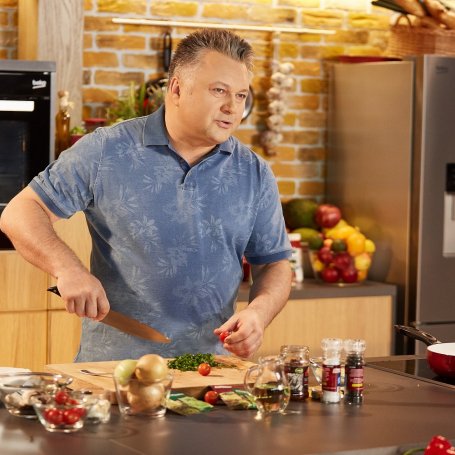 Krok 3 - Mój przepis na….: Kaszotto z pieczarkami i pomidorami, odc. 30 foto