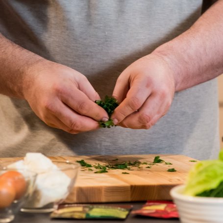 Krok 2 - Mój przepis na...: Pieczone gołąbki z kaszą pęczak, odc. 8 foto