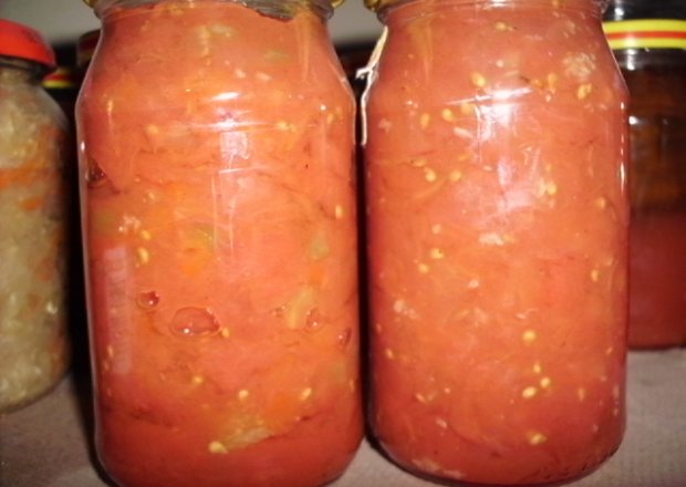 Fotografia przedstawiająca Mój sosik pomidorowy na zimę