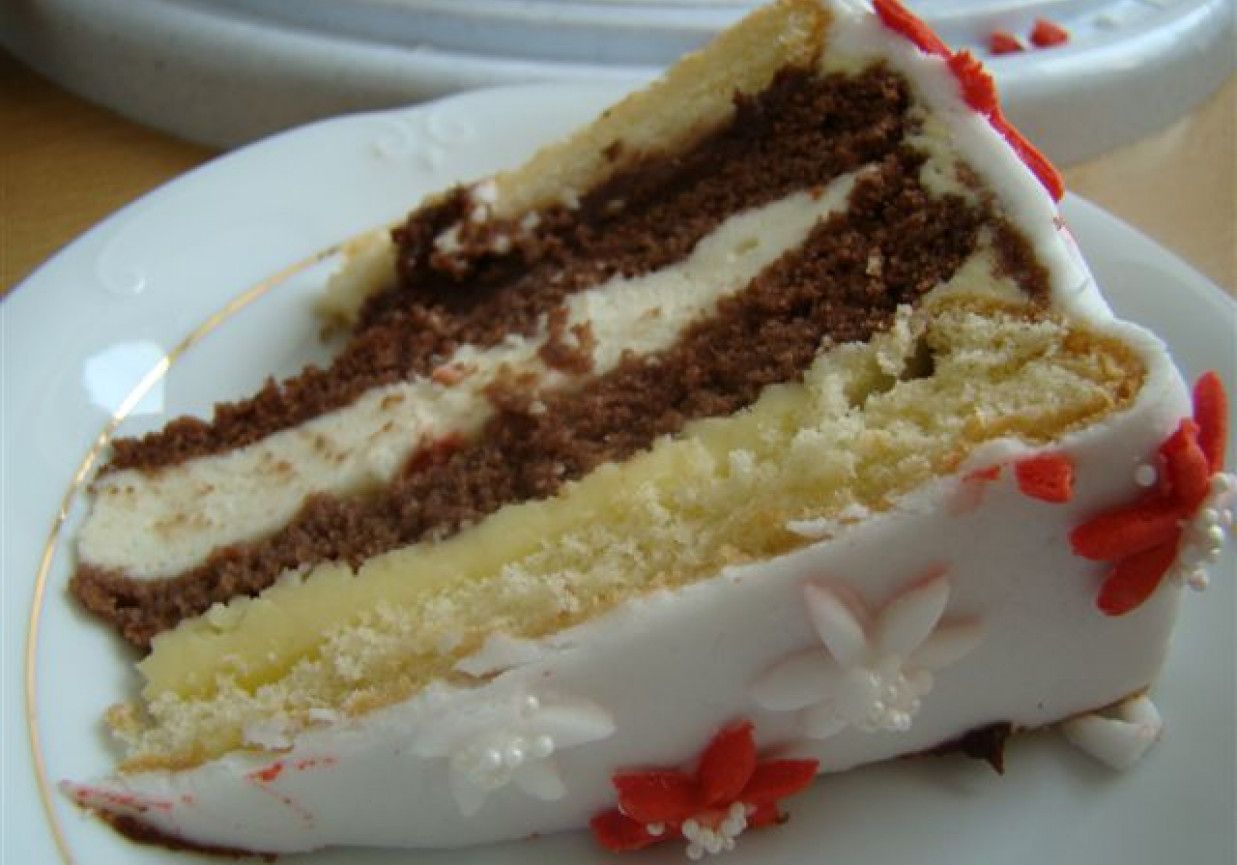 Moj tort z masą cukrową nr 3 foto