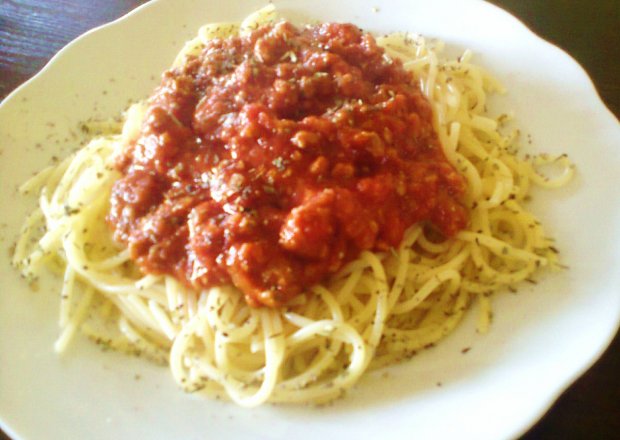 Fotografia przedstawiająca Moje spaghetti z mięsem mielonym