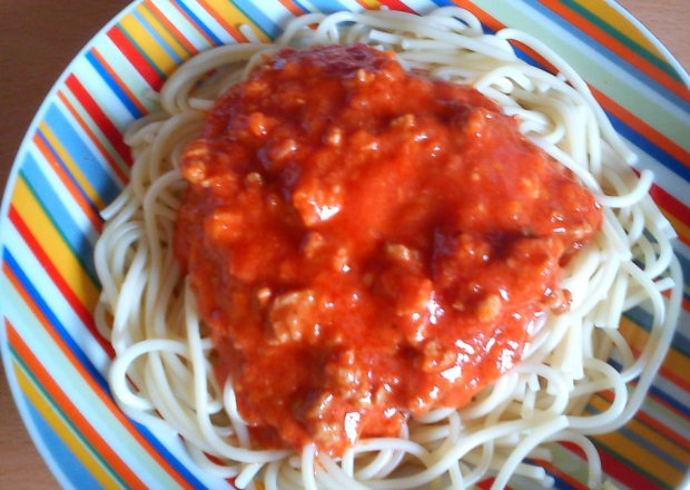 Fotografia przedstawiająca moje spaghetti
