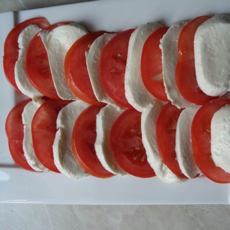 Krok 4 - Mozzarella z pomidorami foto