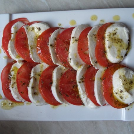 Krok 6 - Mozzarella z pomidorami foto