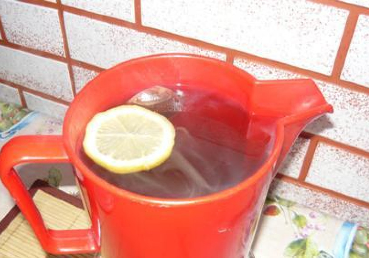 Mrożona herbata z cytryną foto