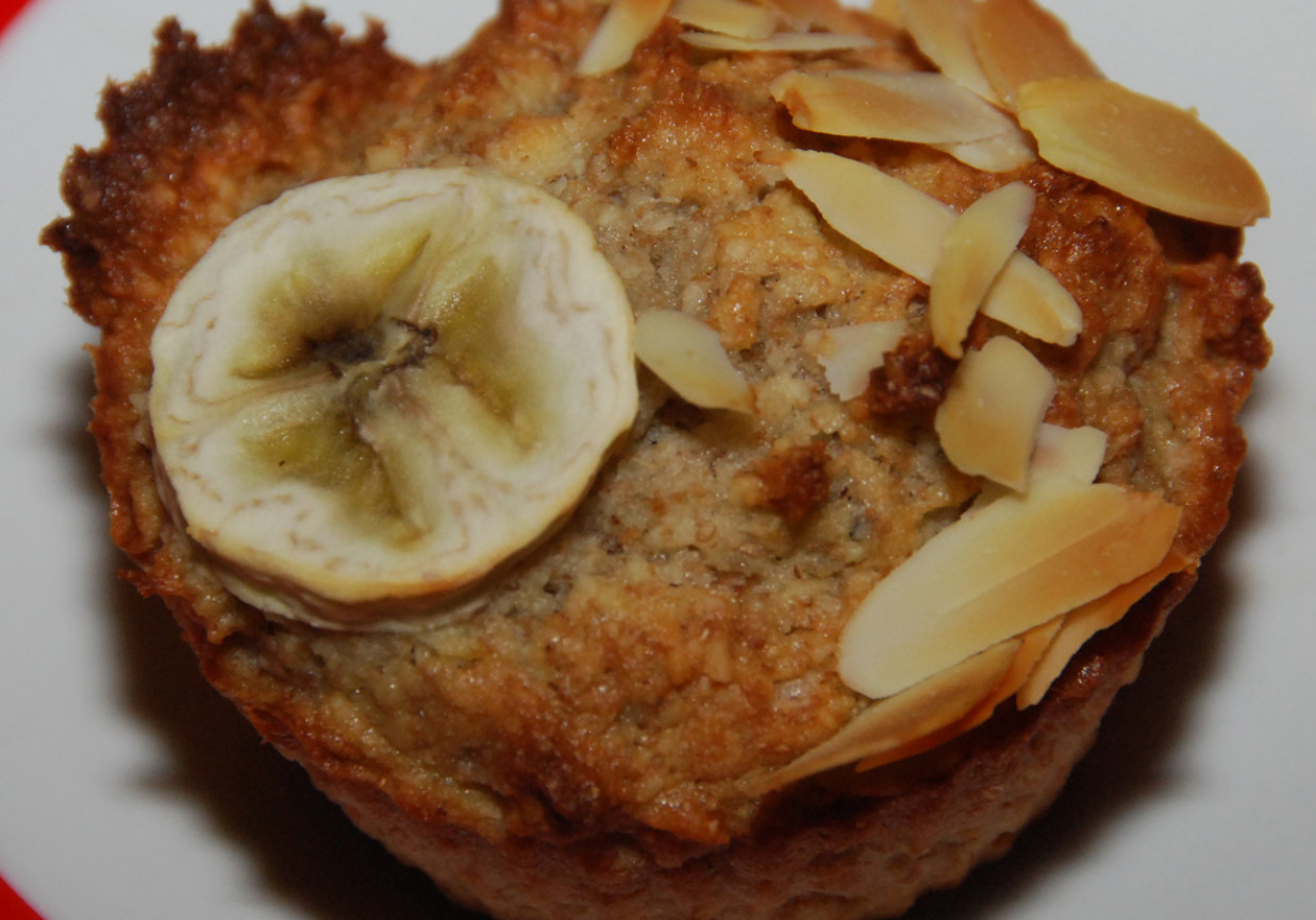 Muffinki bananowo-migdałowe foto