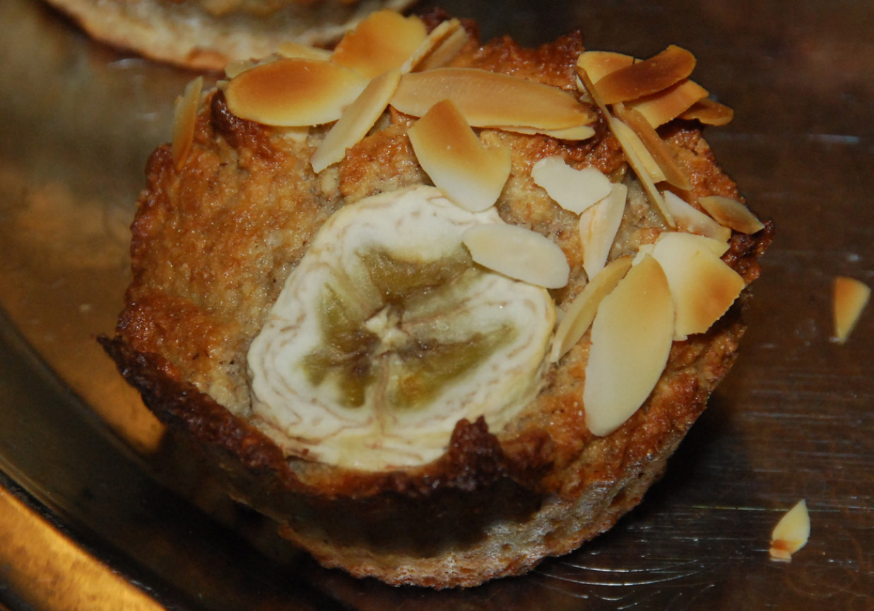 Muffinki bananowo-migdałowe foto