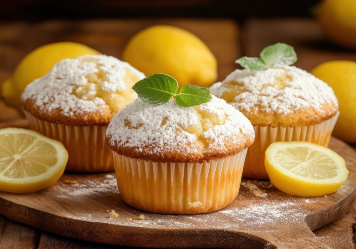 Muffinki cytrynowe foto