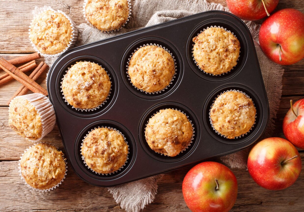 Muffinki jabłkowe - mięciutkie i wilgotne :) foto