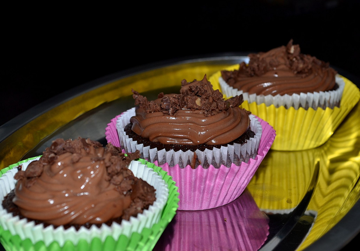 Muffinki jaglano czekoladowe foto