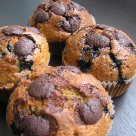 Krok 5 - Muffinki jagodowe-pieguskowe foto