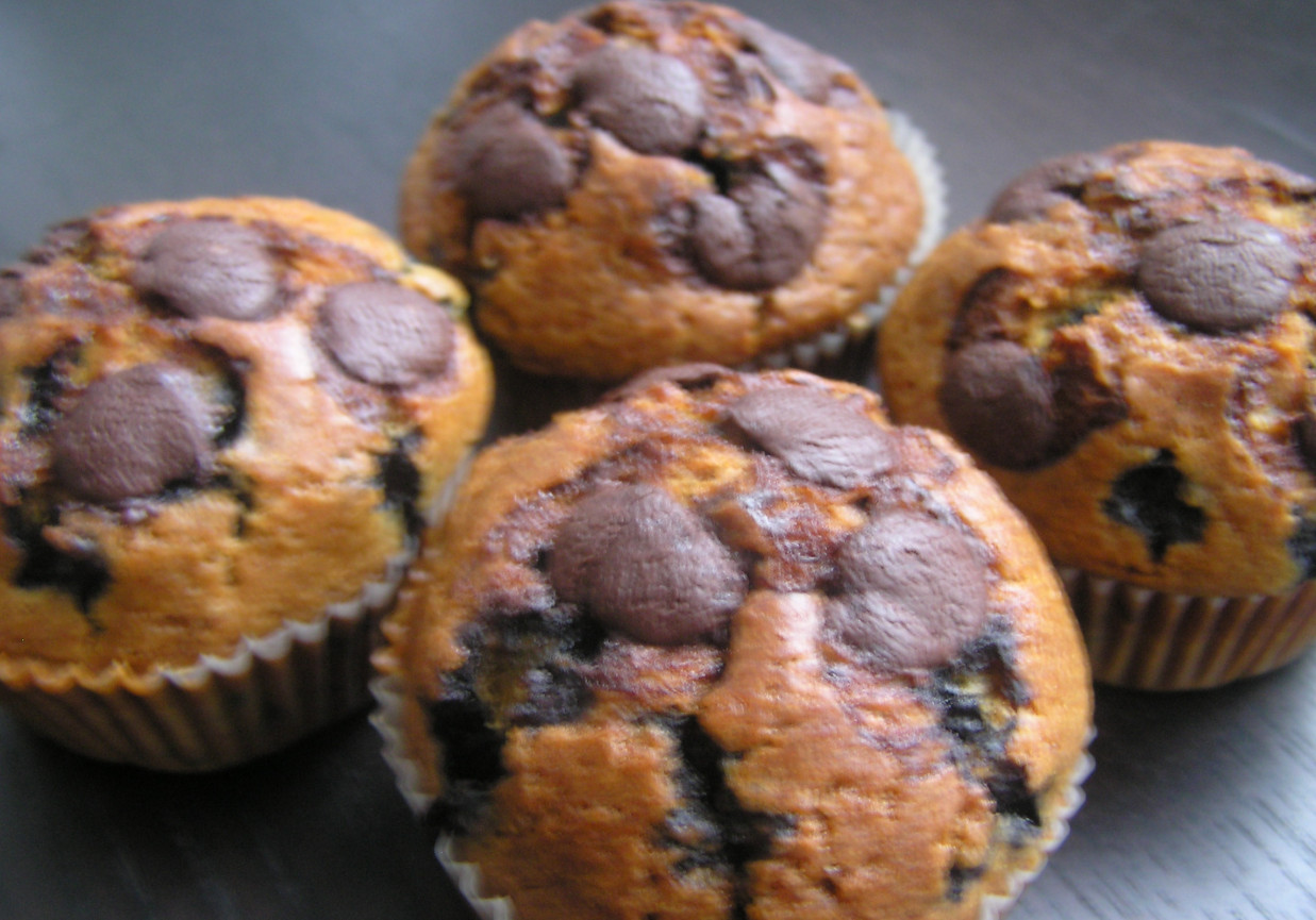 Muffinki jagodowe-pieguskowe foto
