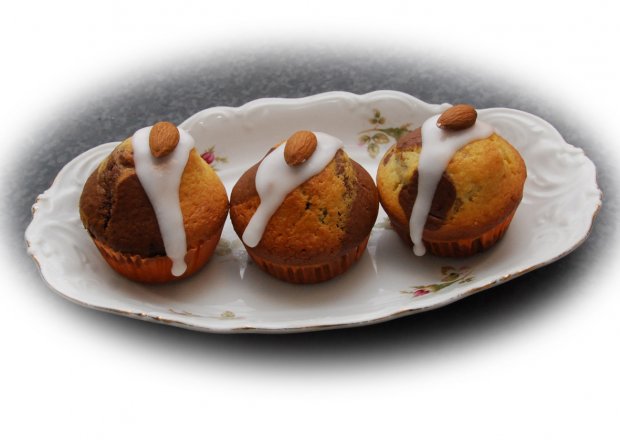 Fotografia przedstawiająca Muffinki migdałowo-kakaowe