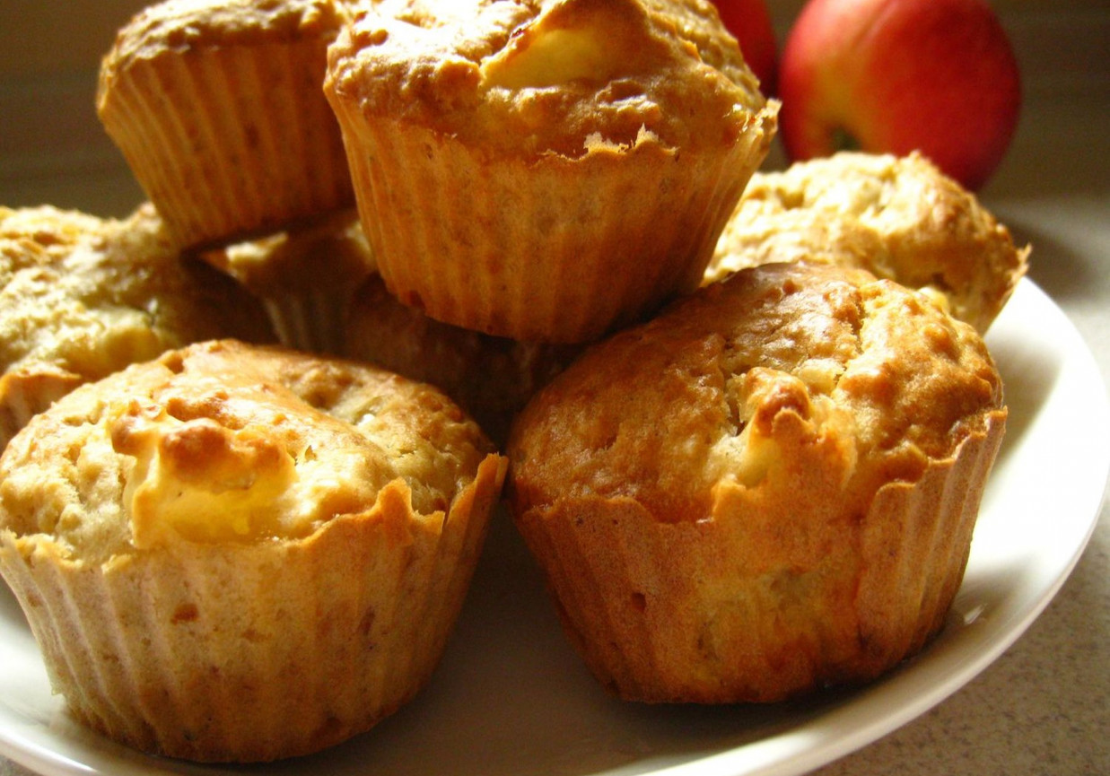Muffinki owsiane z jabłkami foto