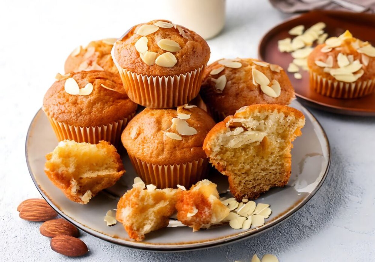 Muffinki owsiane z jabłkami foto