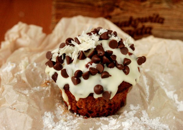 Fotografia przedstawiająca Muffinki potrójnie czekoladowe