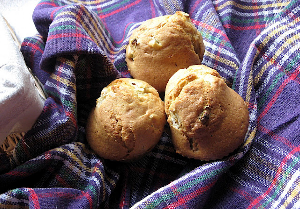 Muffinki rabarbarowe foto