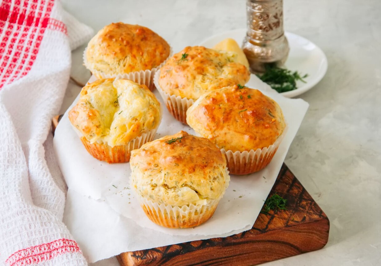 Muffinki serowe foto