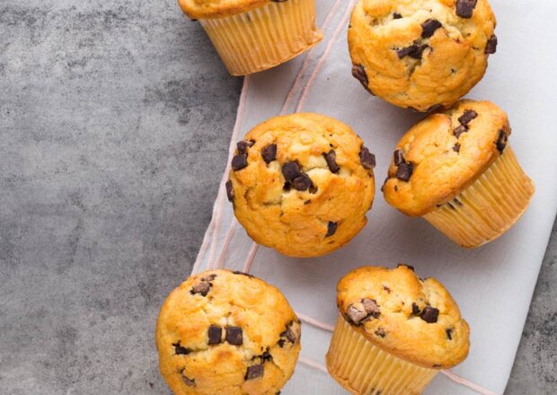 Fotografia przedstawiająca Muffinki straciatella