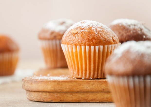 Fotografia przedstawiająca Muffinki waniliowe, które zawsze się udają !