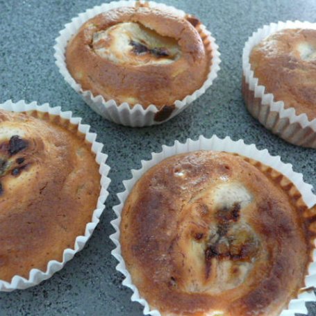 Krok 3 - Muffinki z bananem i cukinią wg elfi foto