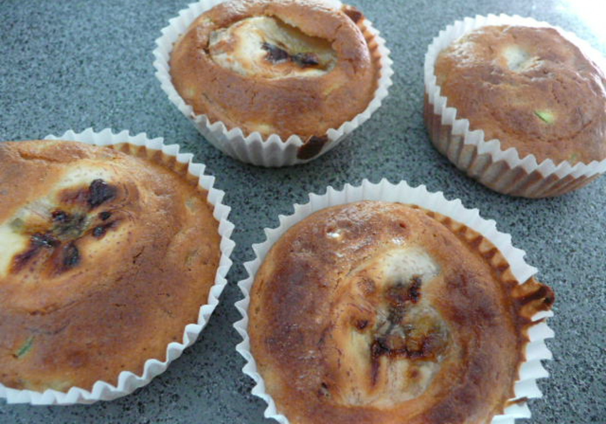 Muffinki z bananem i cukinią wg elfi foto