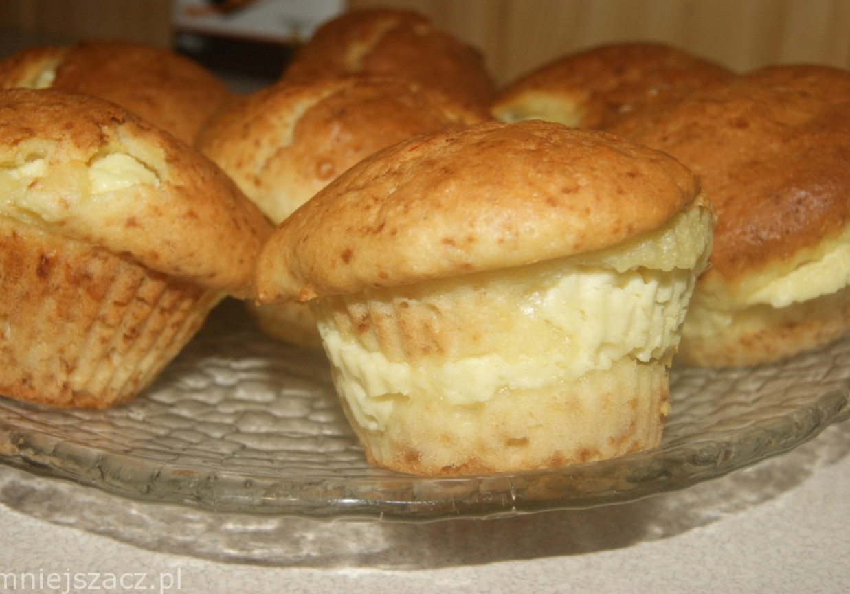 Muffinki z białym serem foto