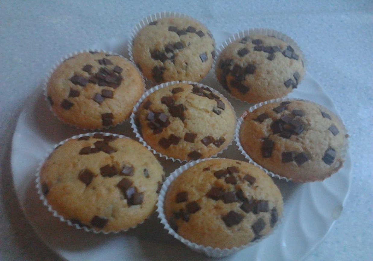 Muffinki z czekolada foto