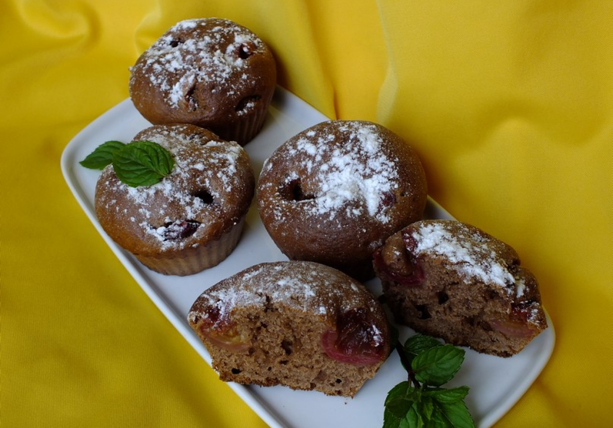 Muffinki z czereśniami  foto