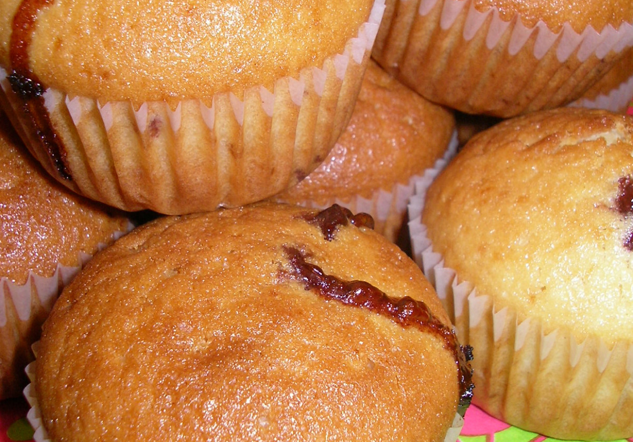 Muffinki z dżemem foto