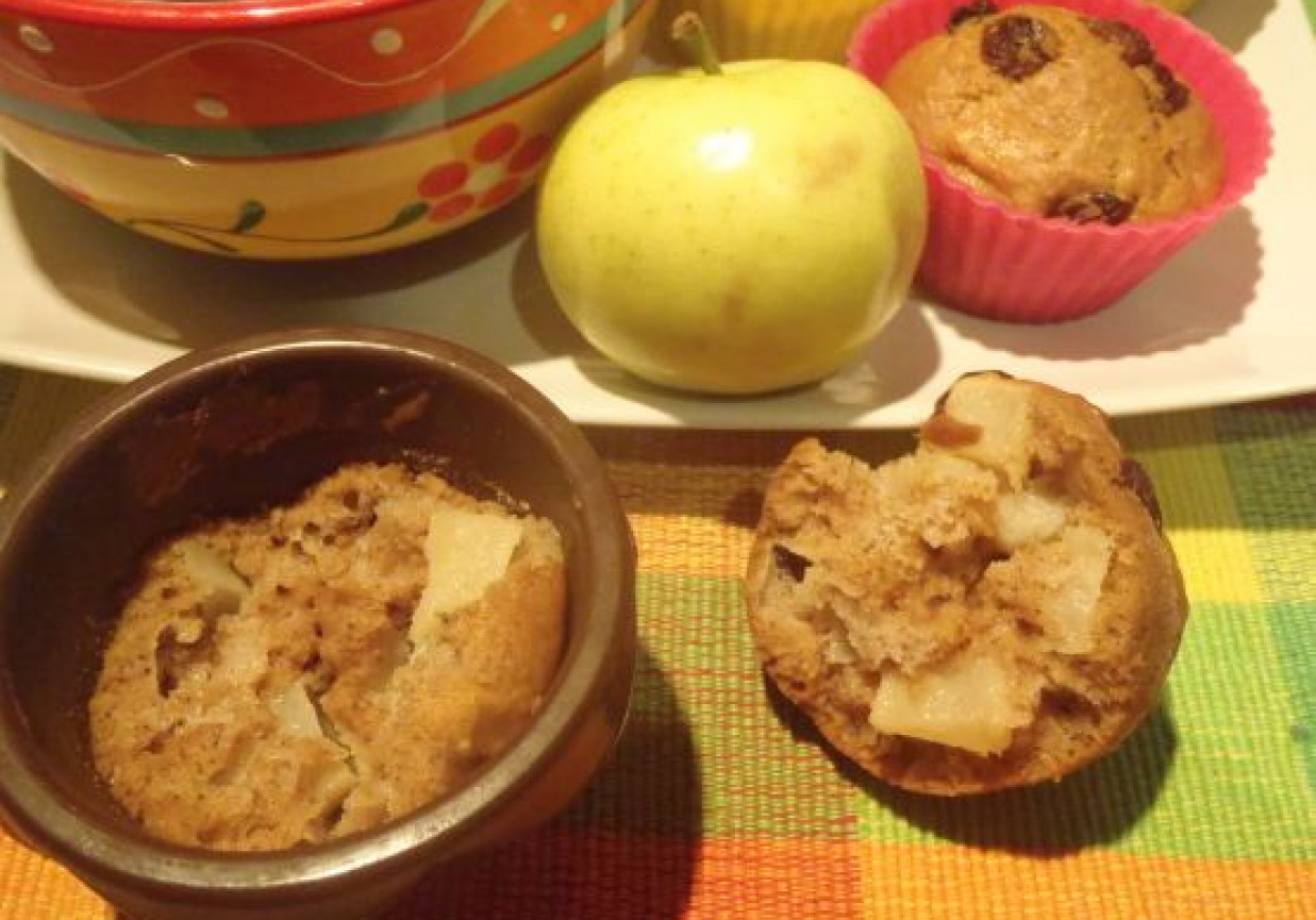 Muffinki z jabłkami foto