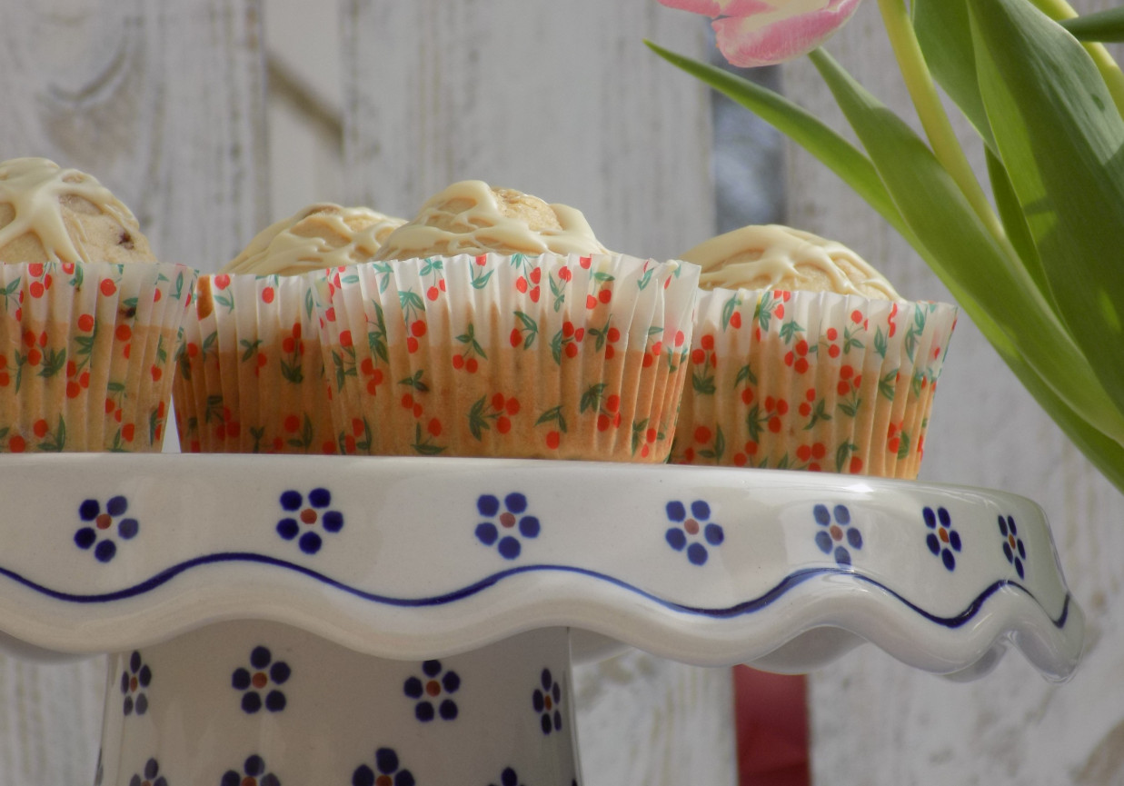 Muffinki z kawałkami czekolady foto