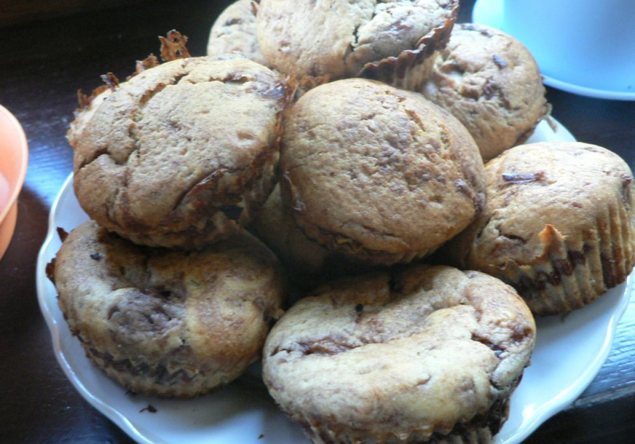 Muffinki z masłem orzechowym foto
