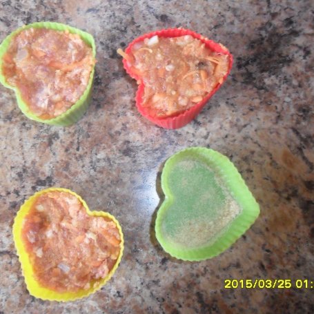 Krok 2 - Muffinki z mięsa mielonego foto