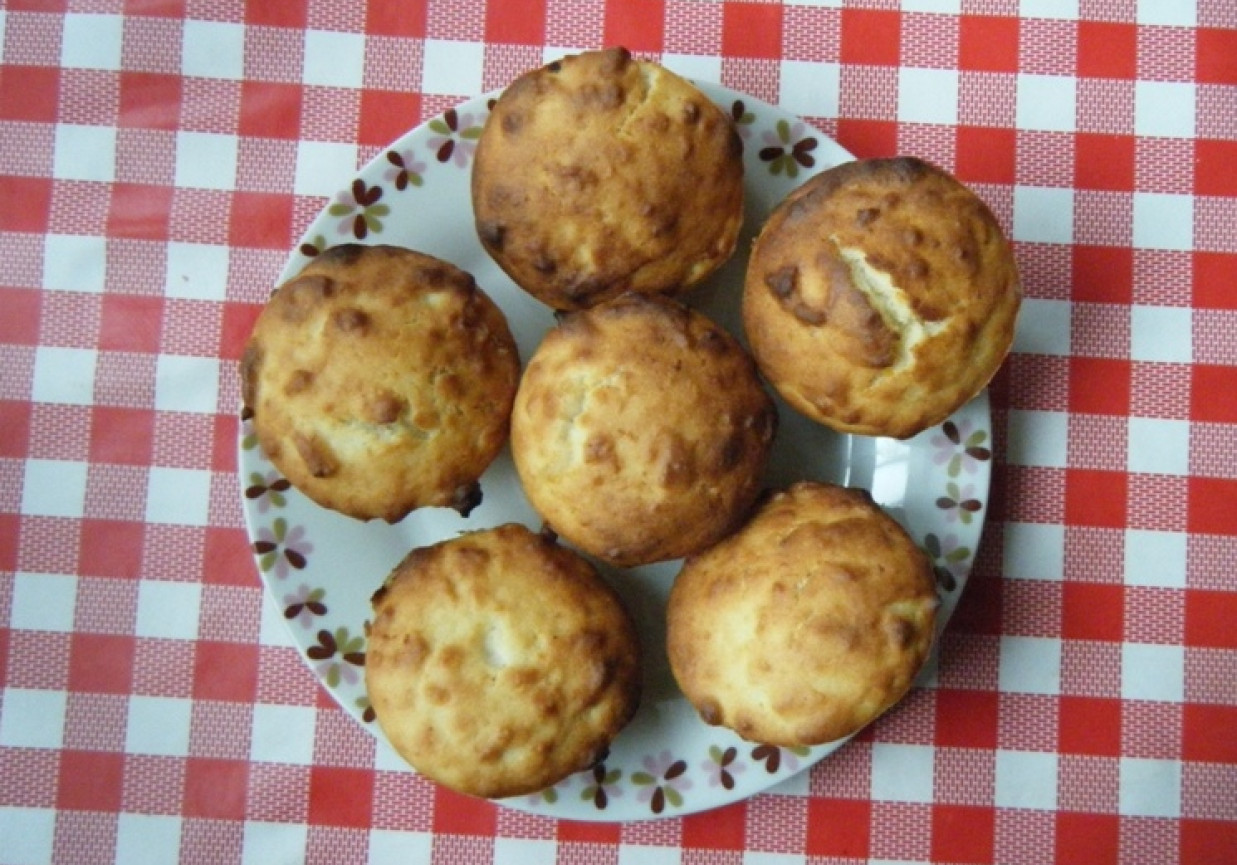 Muffinki z nektarynkami foto