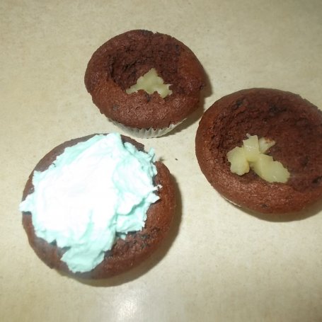Krok 6 - Muffinki z niebieskim kremem foto