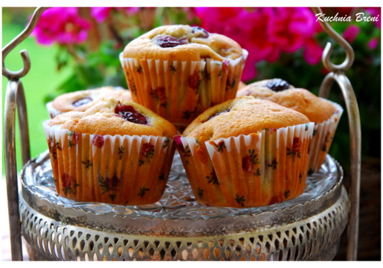 Muffinki z wiśniami foto