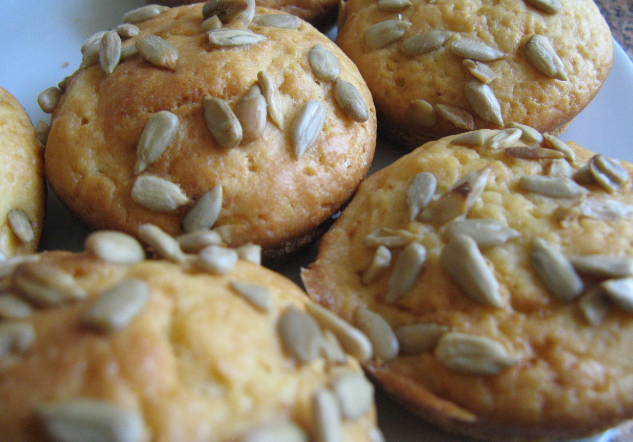 Muffinki ze słonecznikiem foto