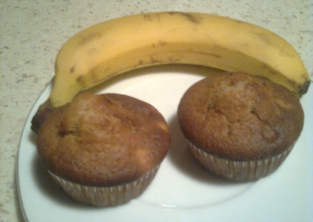 Fotografia przedstawiająca Muffiny bananowe