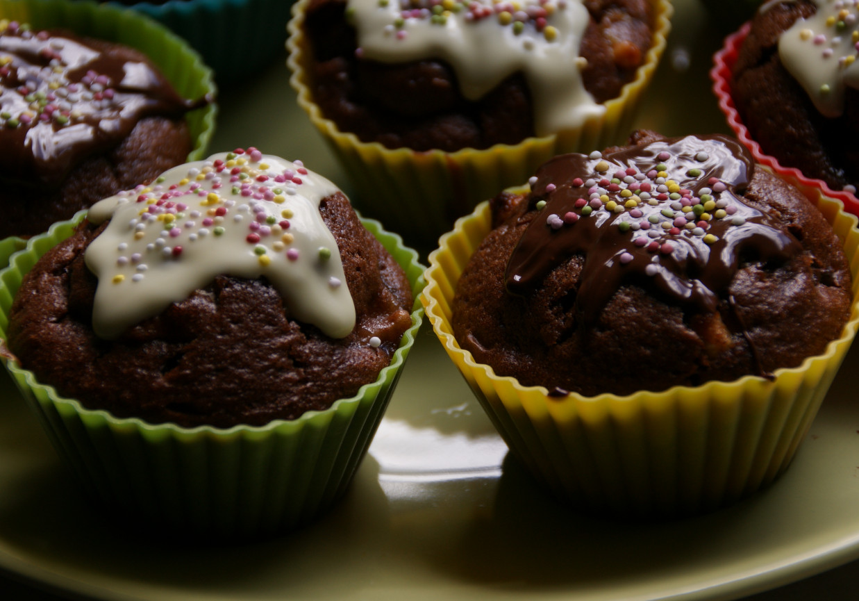 muffiny bananowo-czekoladowe foto