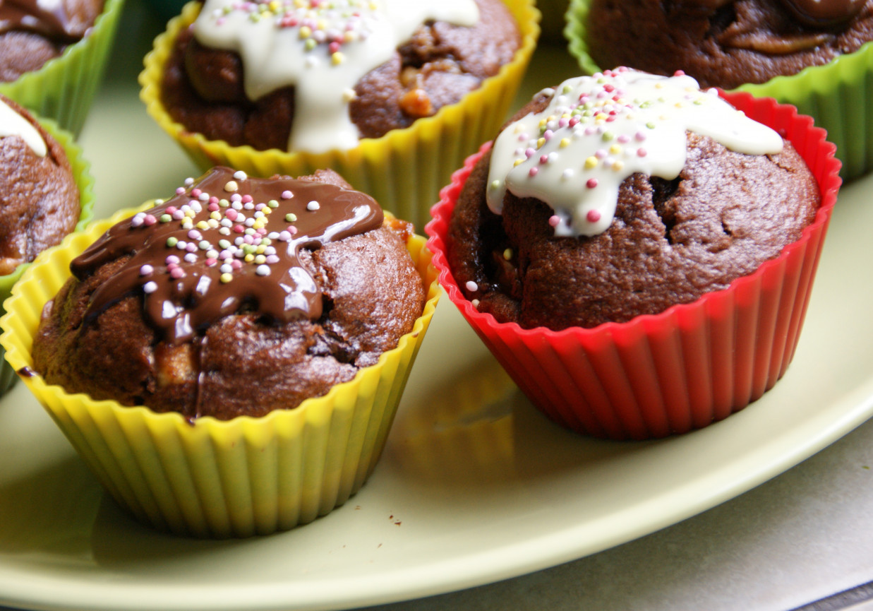 muffiny bananowo-czekoladowe foto