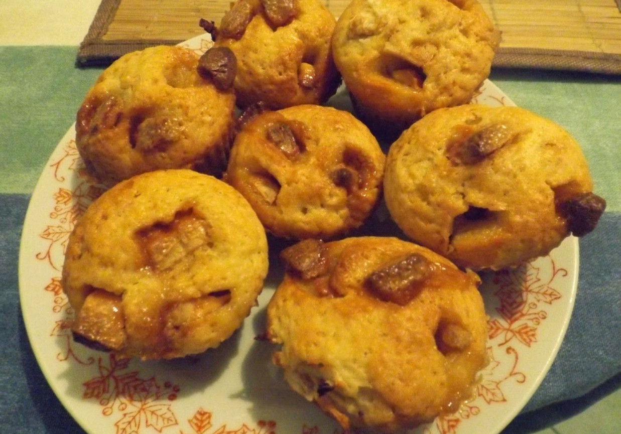 Muffiny jabłkowo - czekoladowe  foto