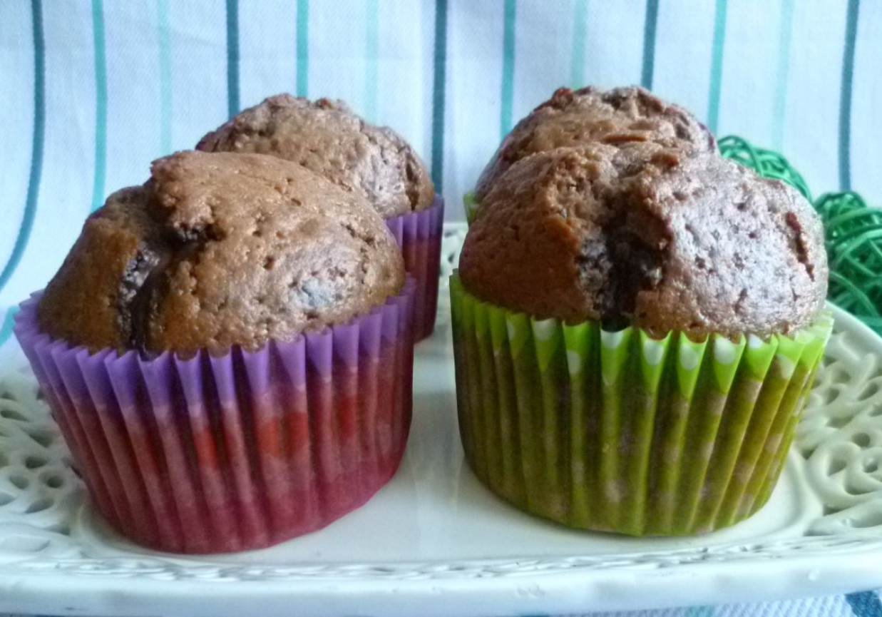 Muffiny jogurtowe z czekoladą DoradcaSmaku.pl