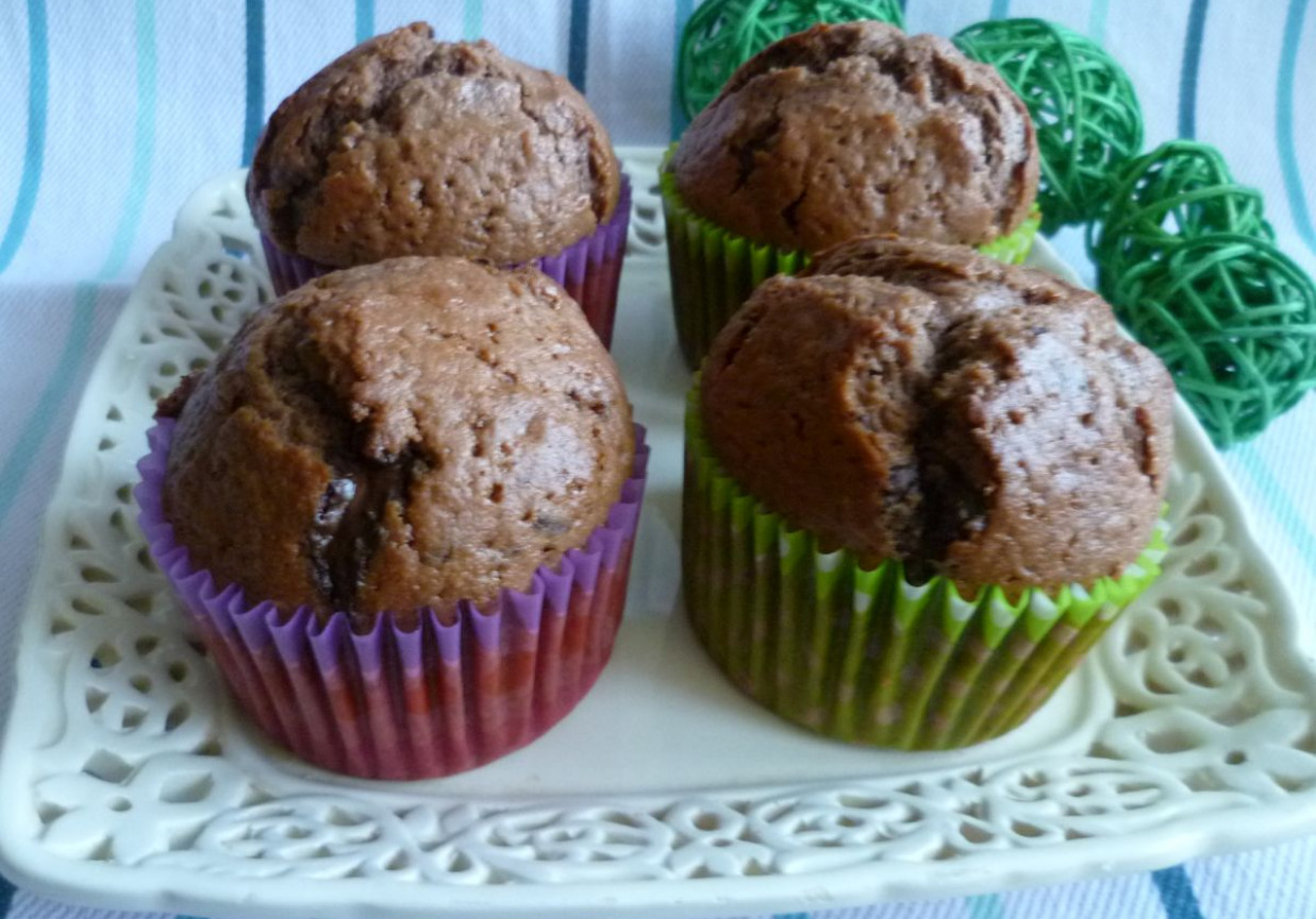 Muffiny jogurtowe z czekoladą DoradcaSmaku.pl