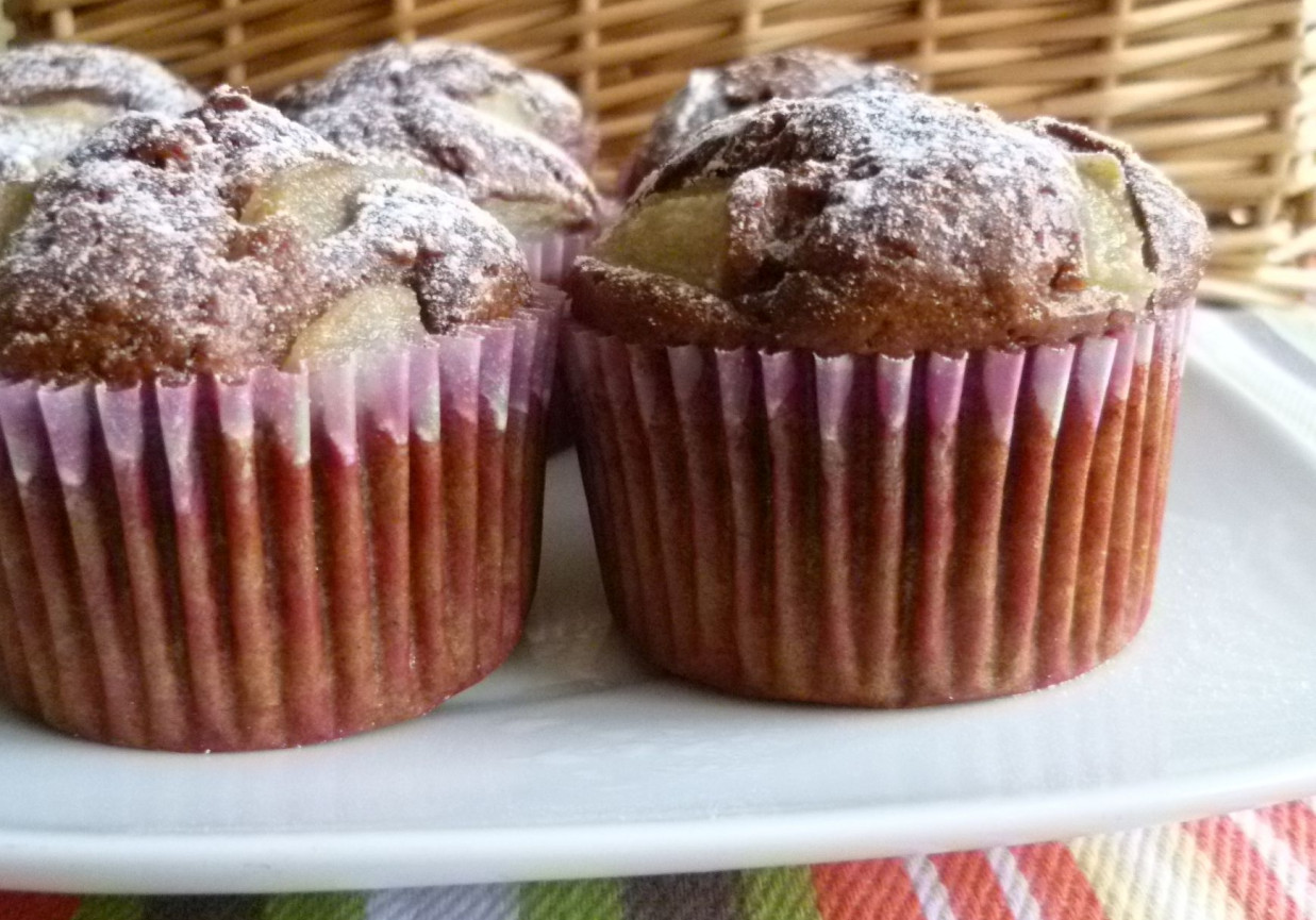Muffiny jogurtowe z gruszkami DoradcaSmaku.pl