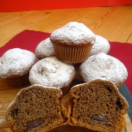Krok 4 - Muffiny kawowe z czekoladą foto