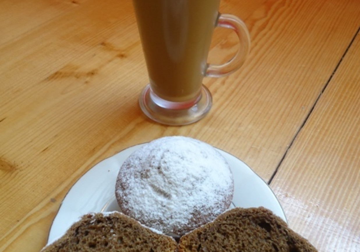 Muffiny kawowe z czekoladą foto